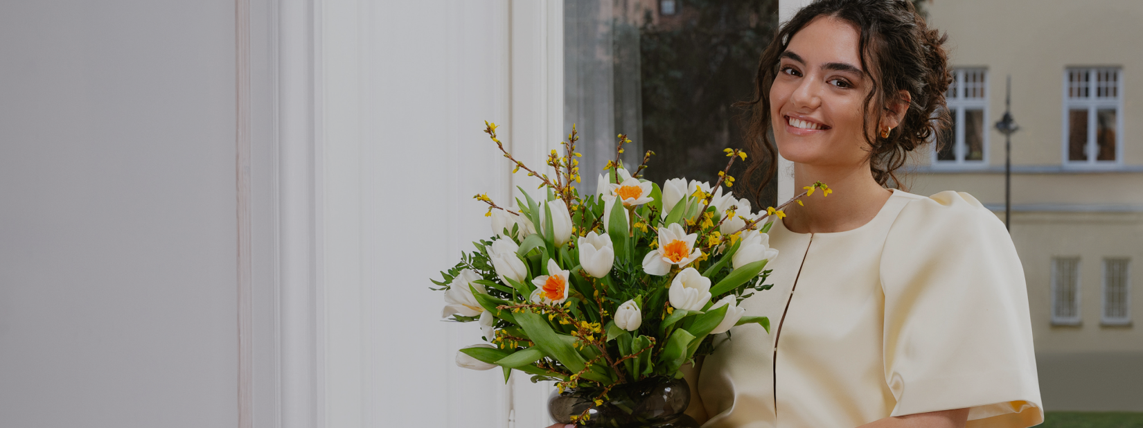 Overrask med en blomstrende hilsen